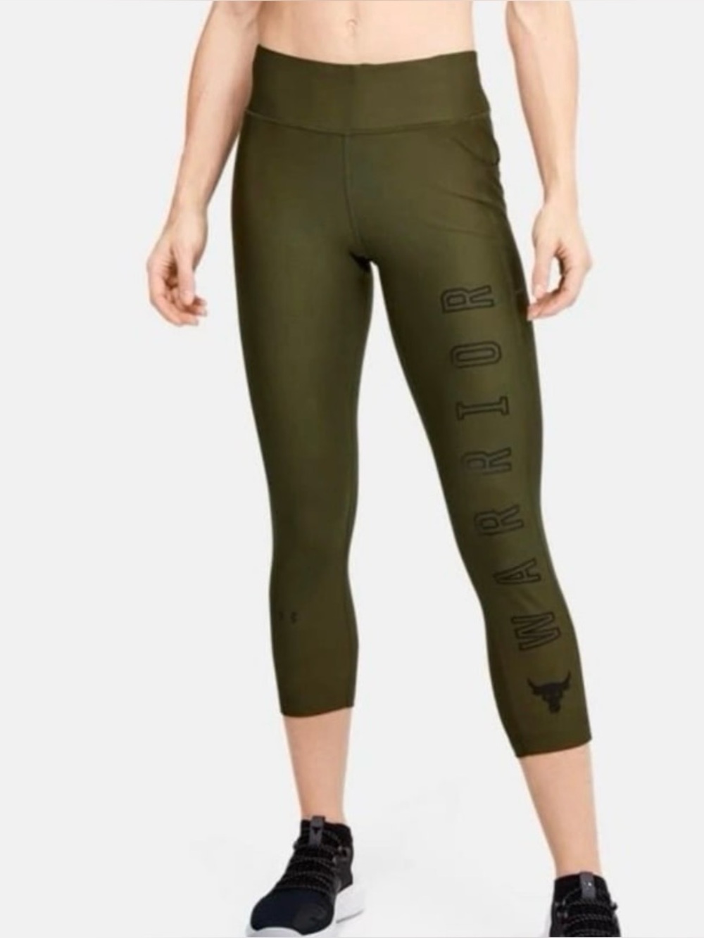 Under Armour The Project Rock army green warrior leggings nwot